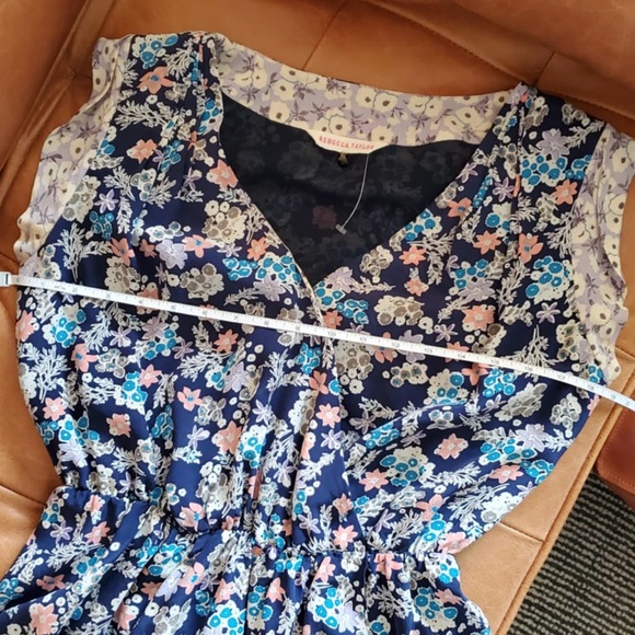 Rebecca Taylor Silk Floral Mini Dress - Picture 8 of 10